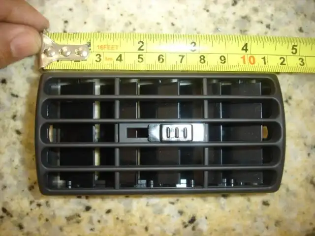 GRADE VENT INT S-10 95/00 CENTRAL CINZA