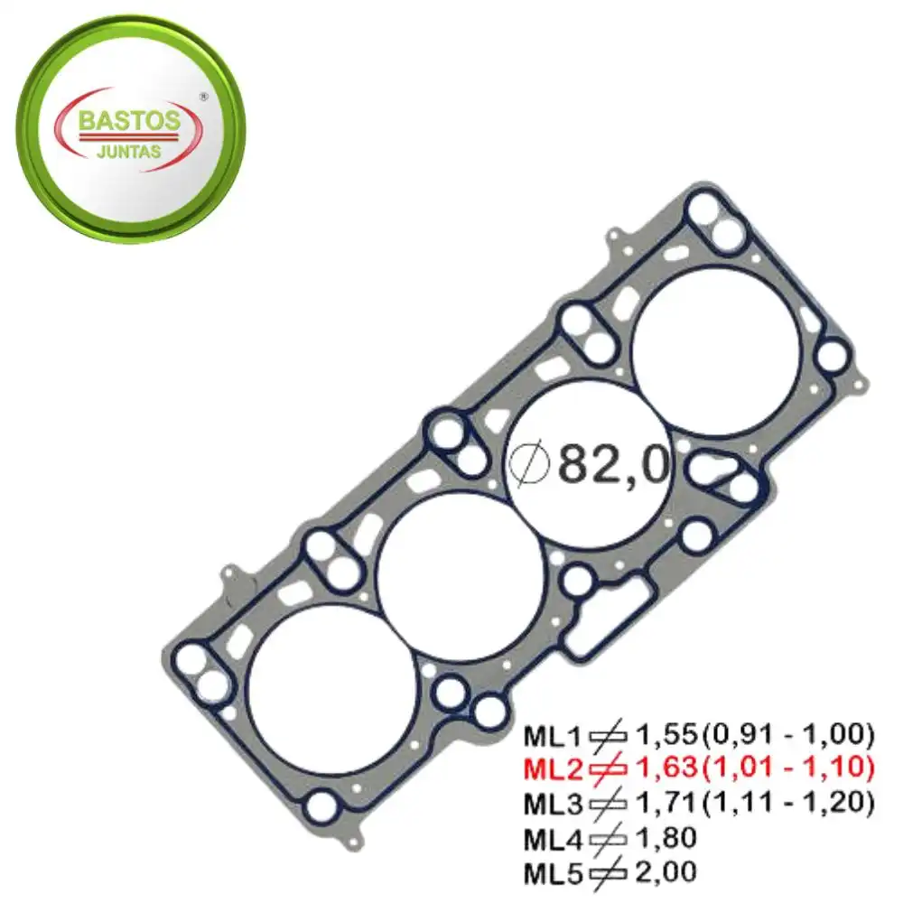 JUNTA CABECOTE AMAROK 2.0 16V 2010 A 2022 METAL 2 PIC