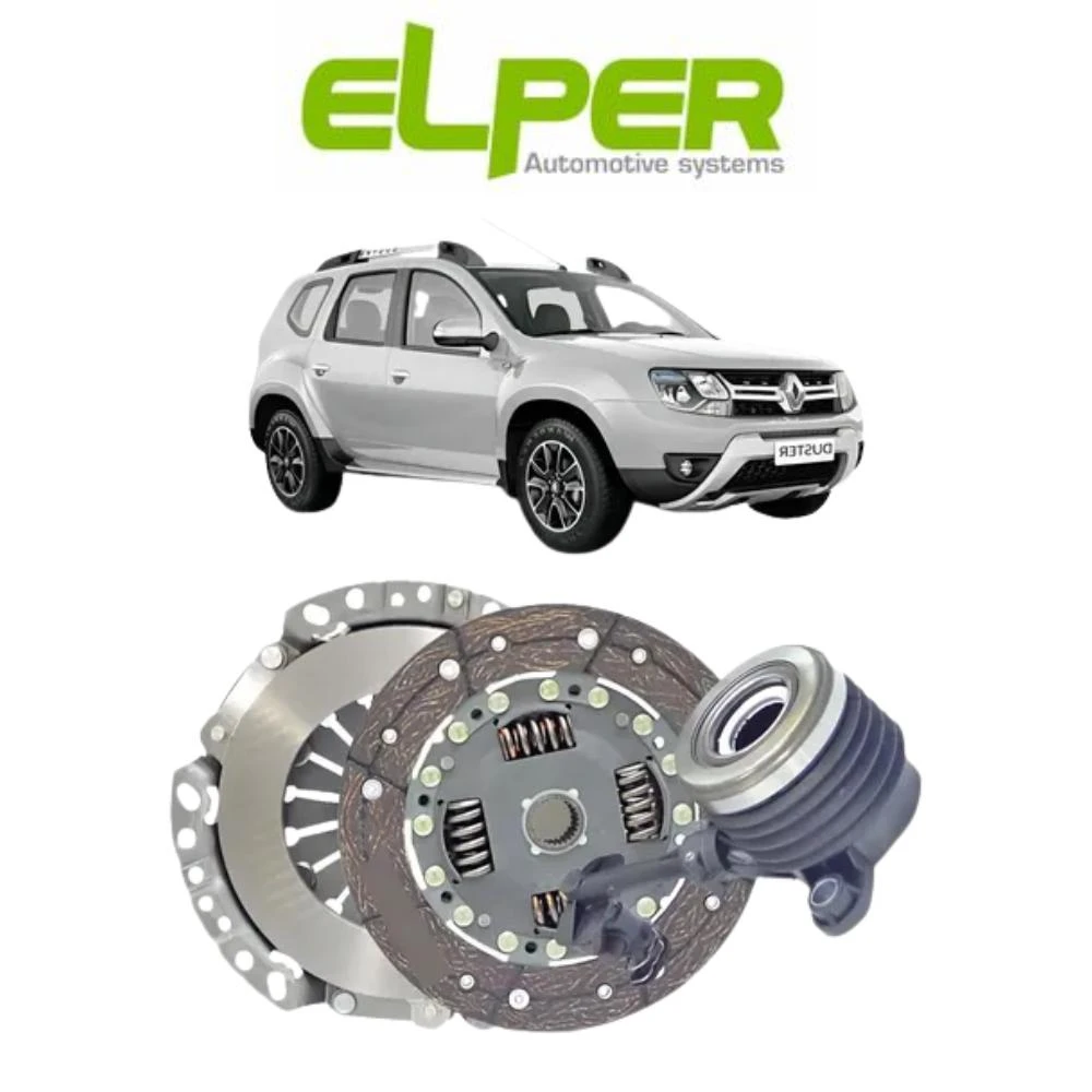 KIT EMBREAGEM DUSTER 2.0 4X2 2011 ACIMA COM ATUADOR