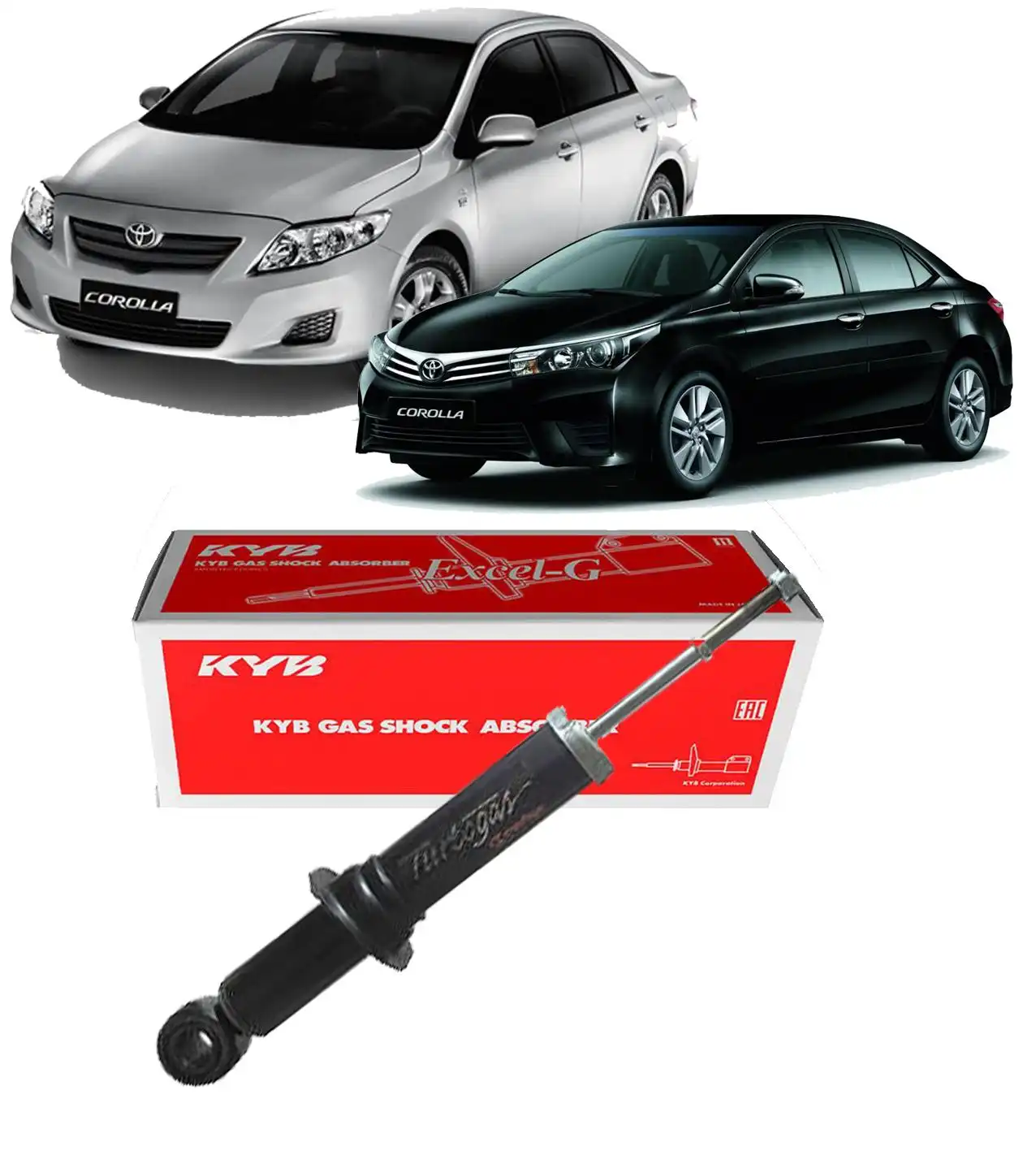 AMORTECEDOR TRASEIRO TOYOTA COROLLA 2009 A 2018