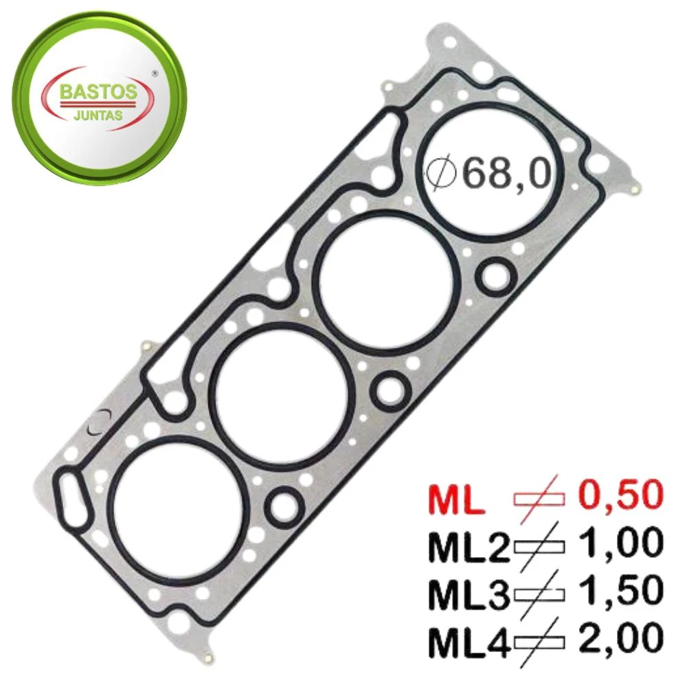 JUNTA CABECOTE GOL 1.0 8/16V EA111 AT 1996/ METAL