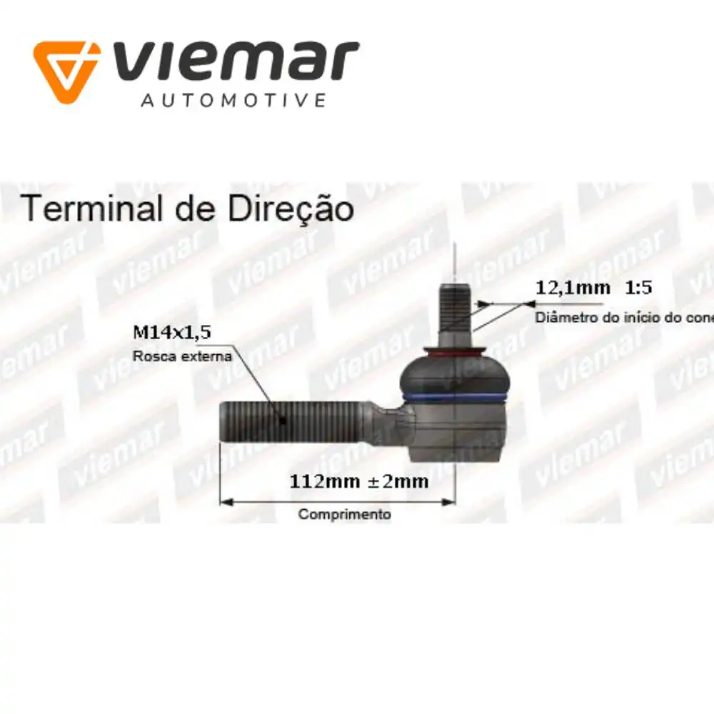 PONTEIRA DIRECAO PEUGEOT 206 98/ 307 2000/ DIR