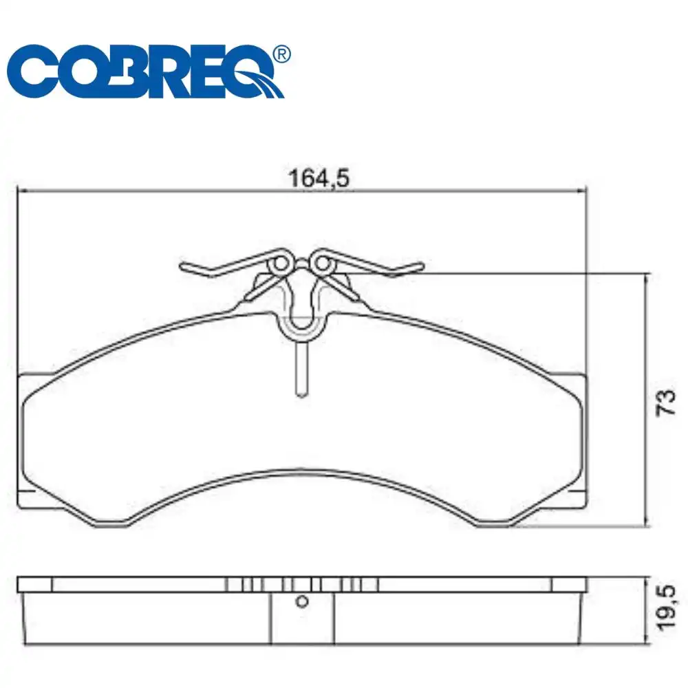 PASTILHA FREIO DIANTEIRA SPRINTER 310D 1999/