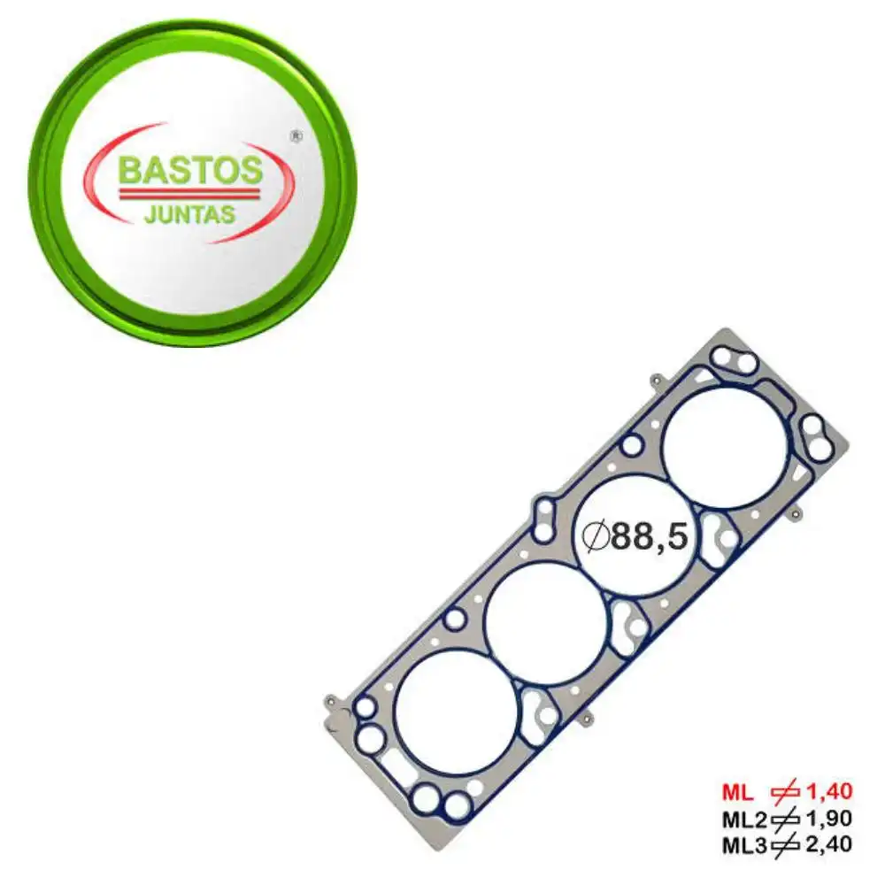 JUNTA CABECOTE VECTRA 2.4 16V METAL