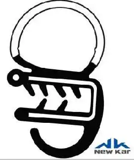 BORRACHA PORTA FIESTA AMAZON ECOSPORT 4PTS