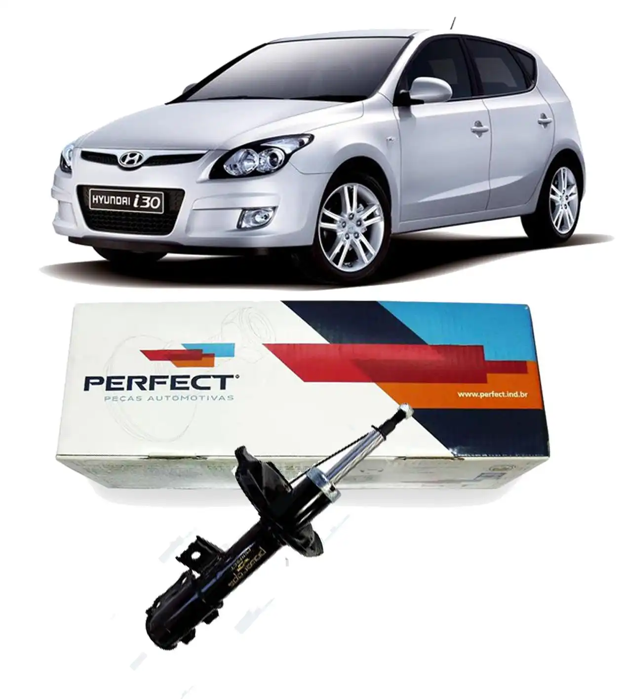 AMORTECEDOR DIANTEIRO HYUNDAI I30 2009 A 2012 ESQUERDO