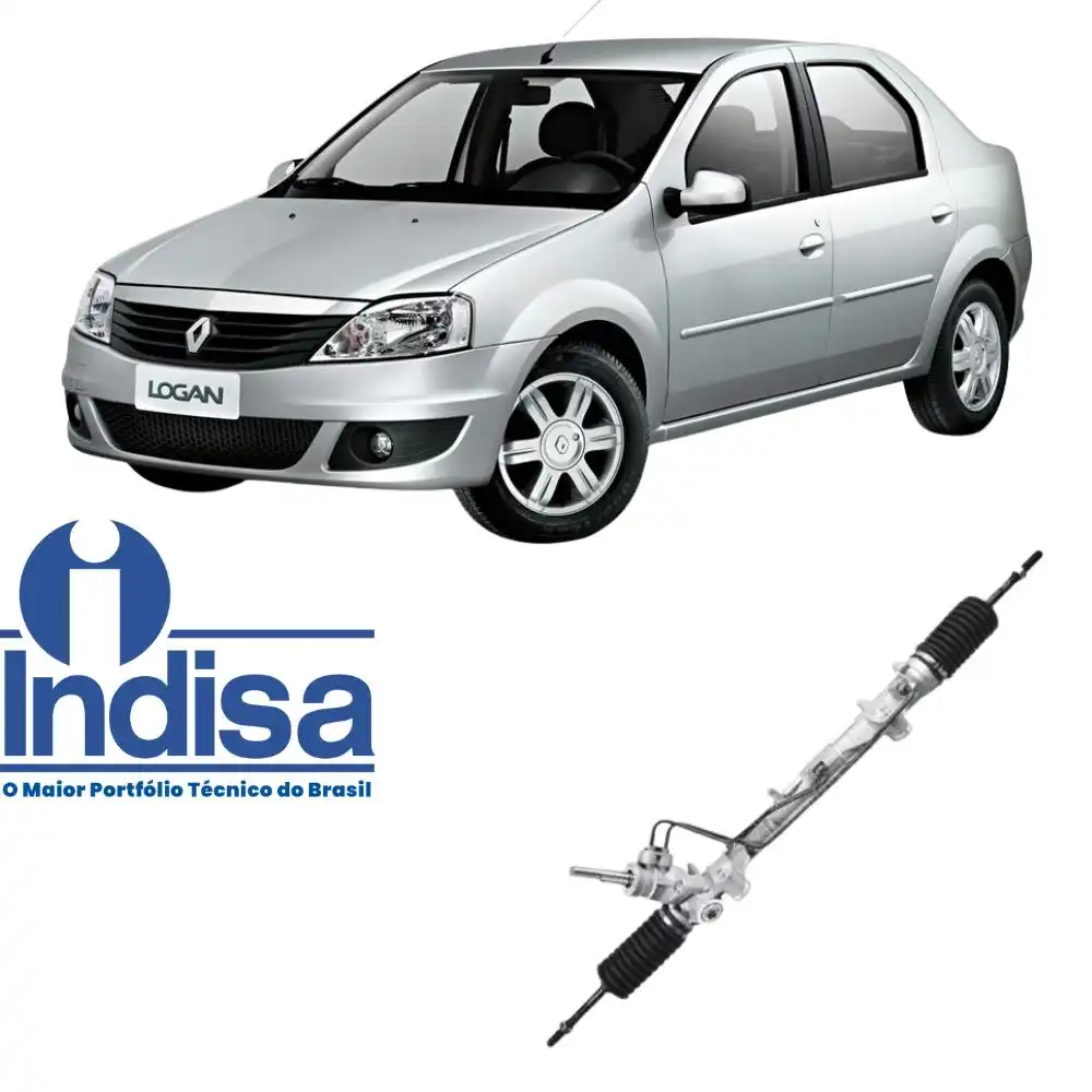 CAIXA DIRECAO RENAULT LOGAN 2007 A 2014 HIDRAULICA