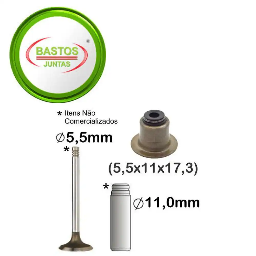 RETENTOR VALVULA RENAULT CLIO 1.0 16V C/CHAPEU