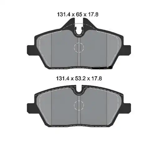 PASTILHA FREIO DIANTEIRA BMW 118I 2.0 2003 A 2007 (E81)