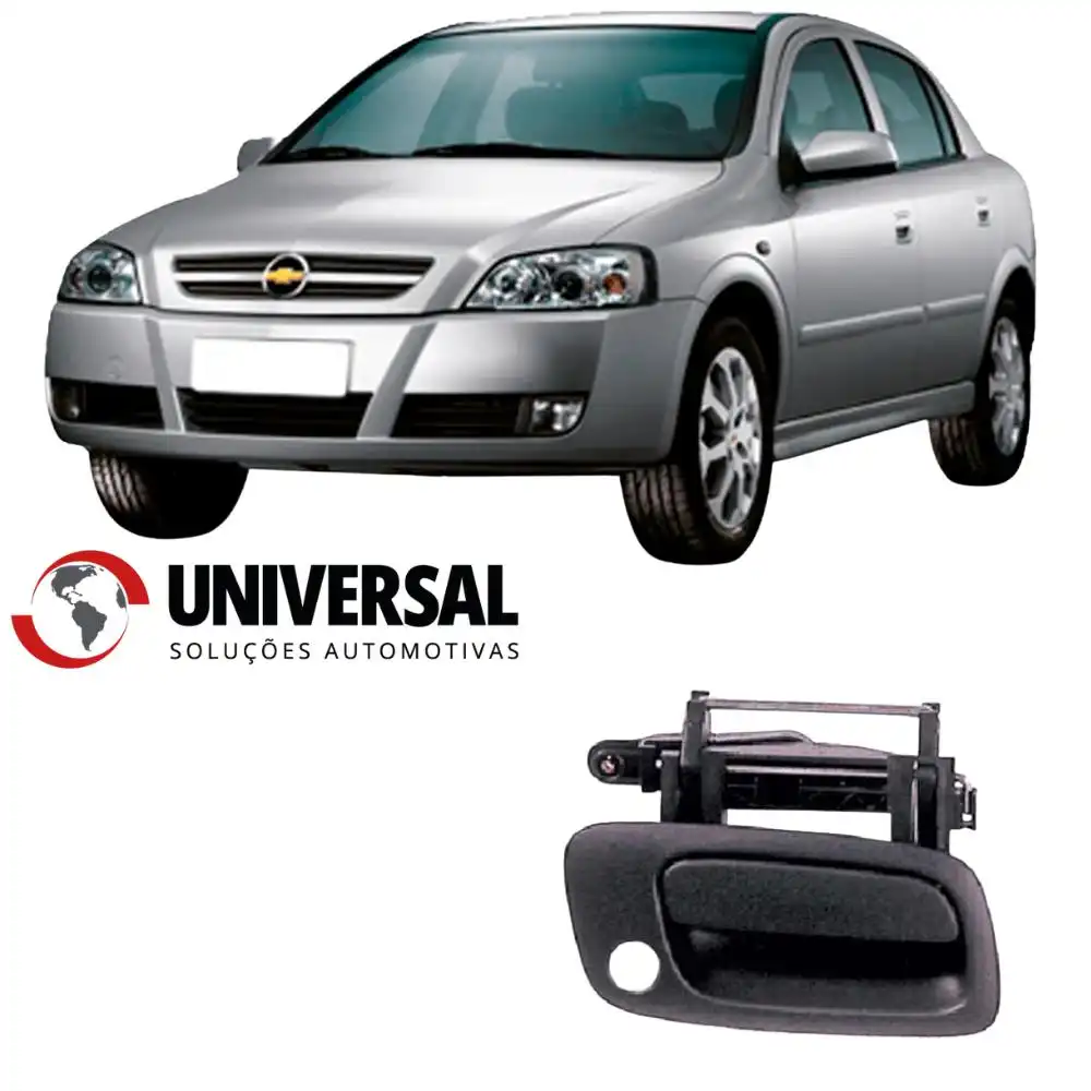 MACANETA EXT ASTRA 99/ DIANT DIR PRETA (COM FURO)