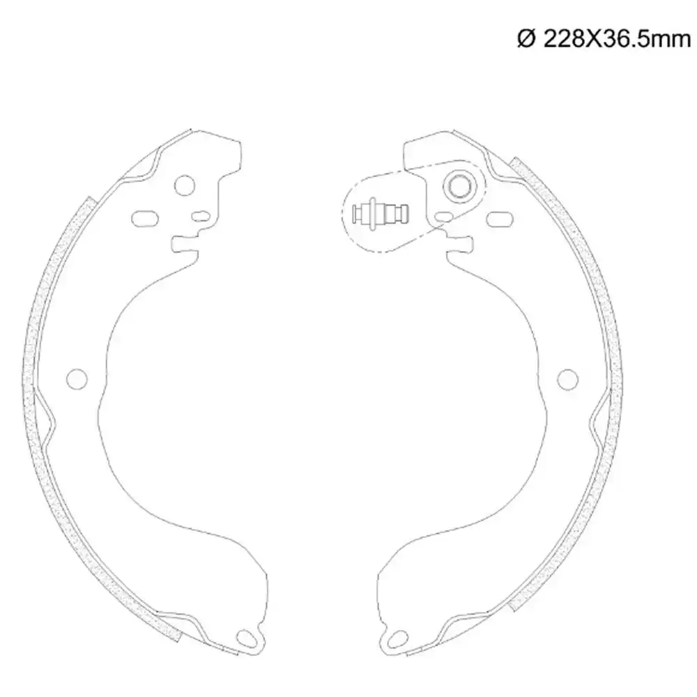 SAPATAS FREIO NISSAN TIIDA 09/ SENTRA 07/  LIVINA 08/ GRAND