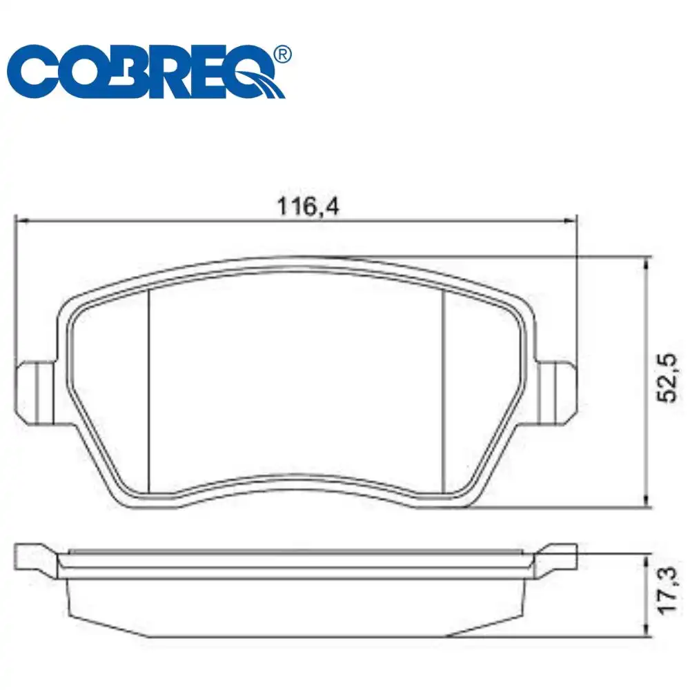 PASTILHA FREIO DIANTEIRA RENAULT DUSTER 1.6 16V 2011/