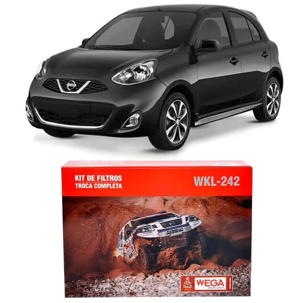 KIT FILTROS NISSAN MARCH 1.0 12V 2015 A 2020
