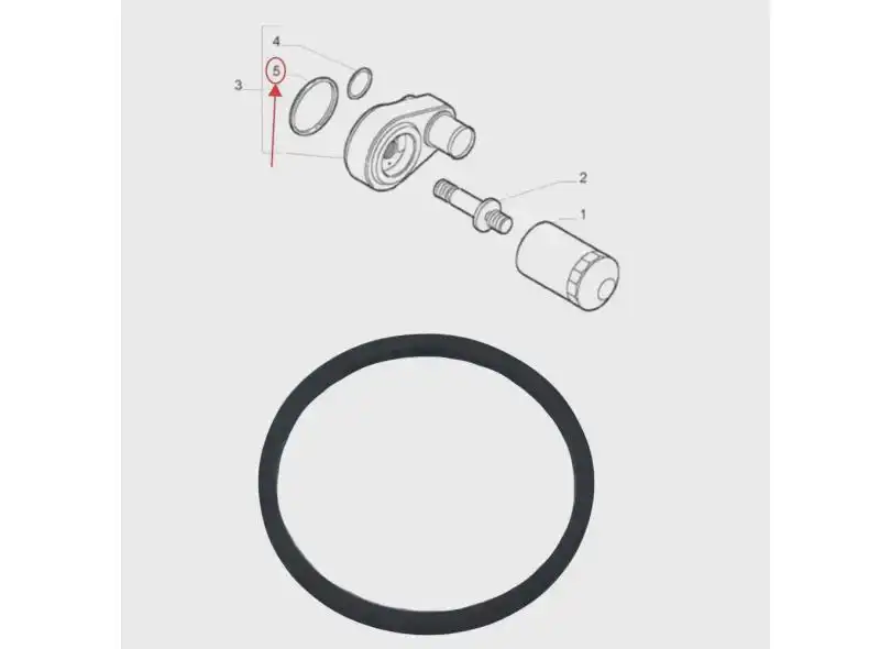 ANEL VEDACAO RADIADOR OLEO DUCATO 2.3 2010/ MULTIJET (REDOND