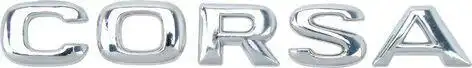 EMBLEMA CORSA 2002/ CROMADO
