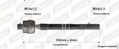 BARRA AXIAL FIAT TORO 16/ FLEX  JEEP RENEGADE 15/