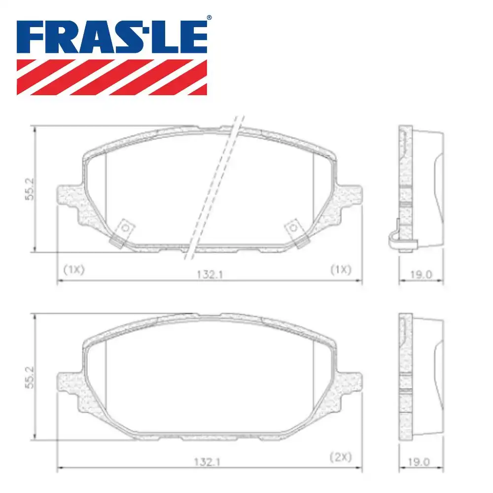 PASTILHA FREIO DIANTEIRA TRACKER 1.0 12V 2020/
