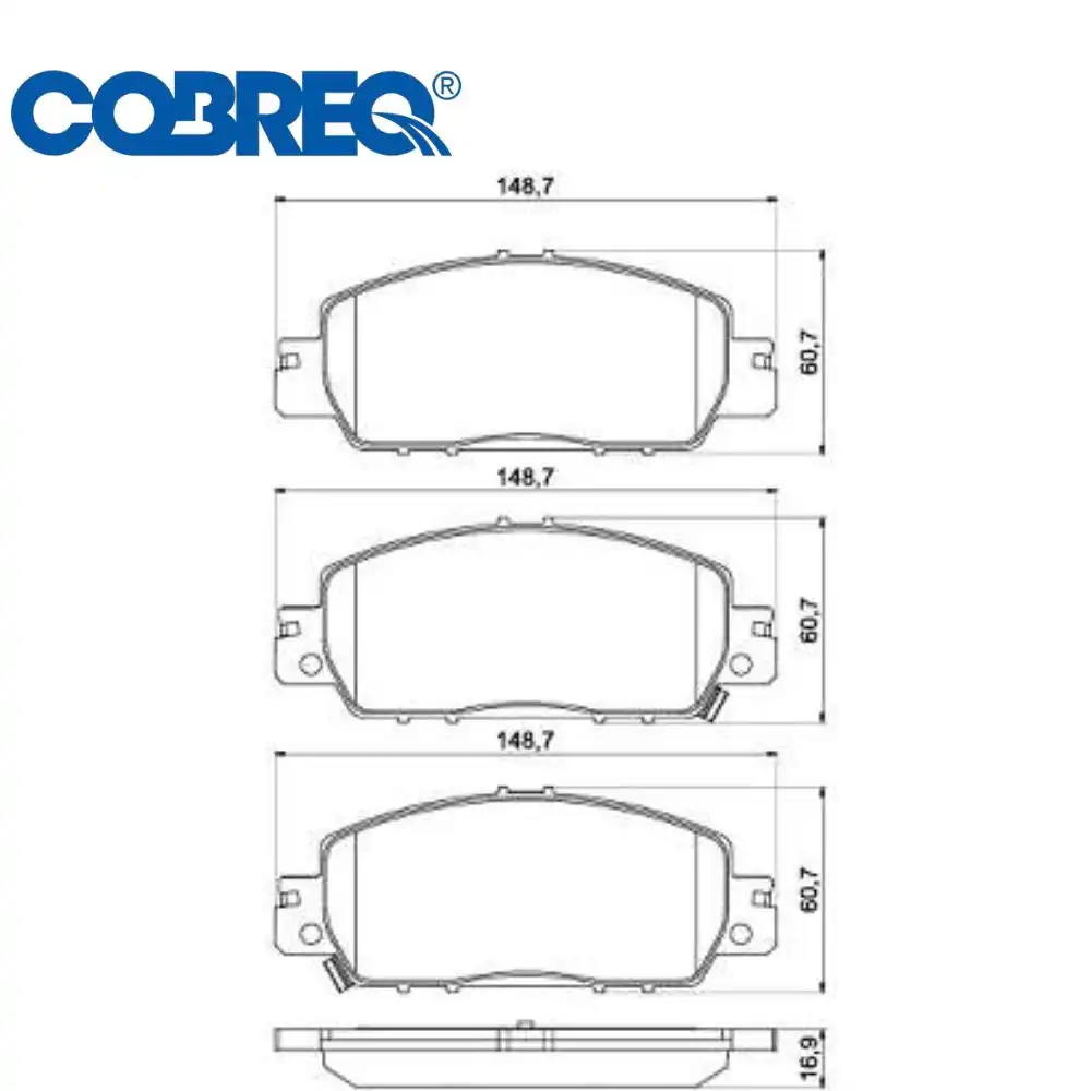 PASTILHA FREIO DIANTEIRA HONDA CIVIC 1.5 2.0 2017 A 2019