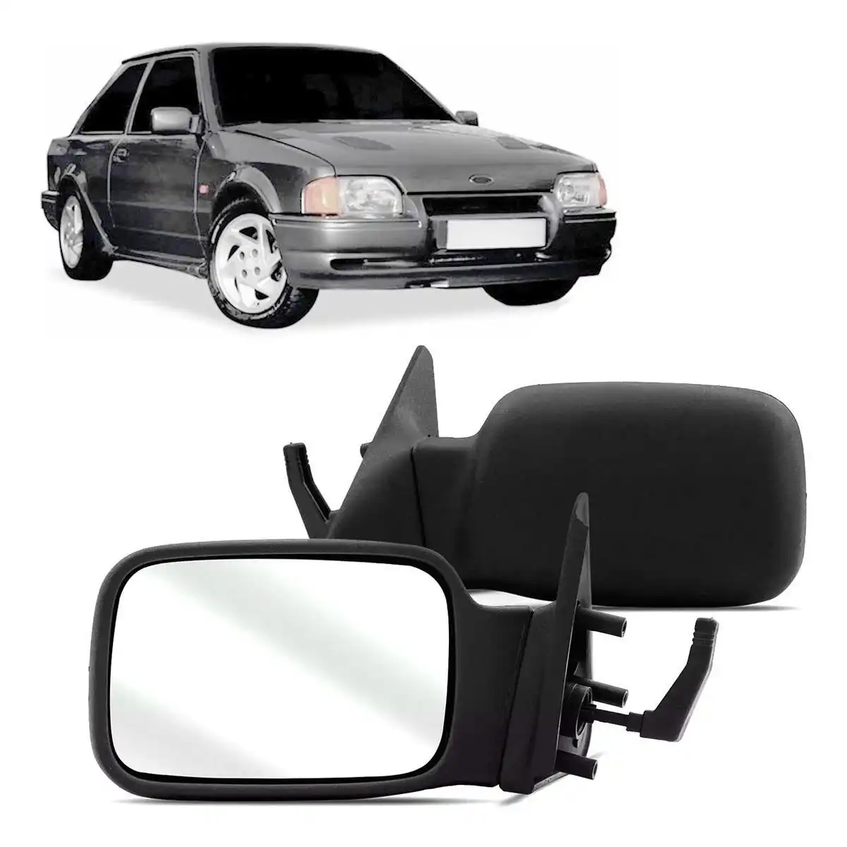 ESPELHO EXT ESCORT HOBBY 87/92 C/ CONTROLE DIR