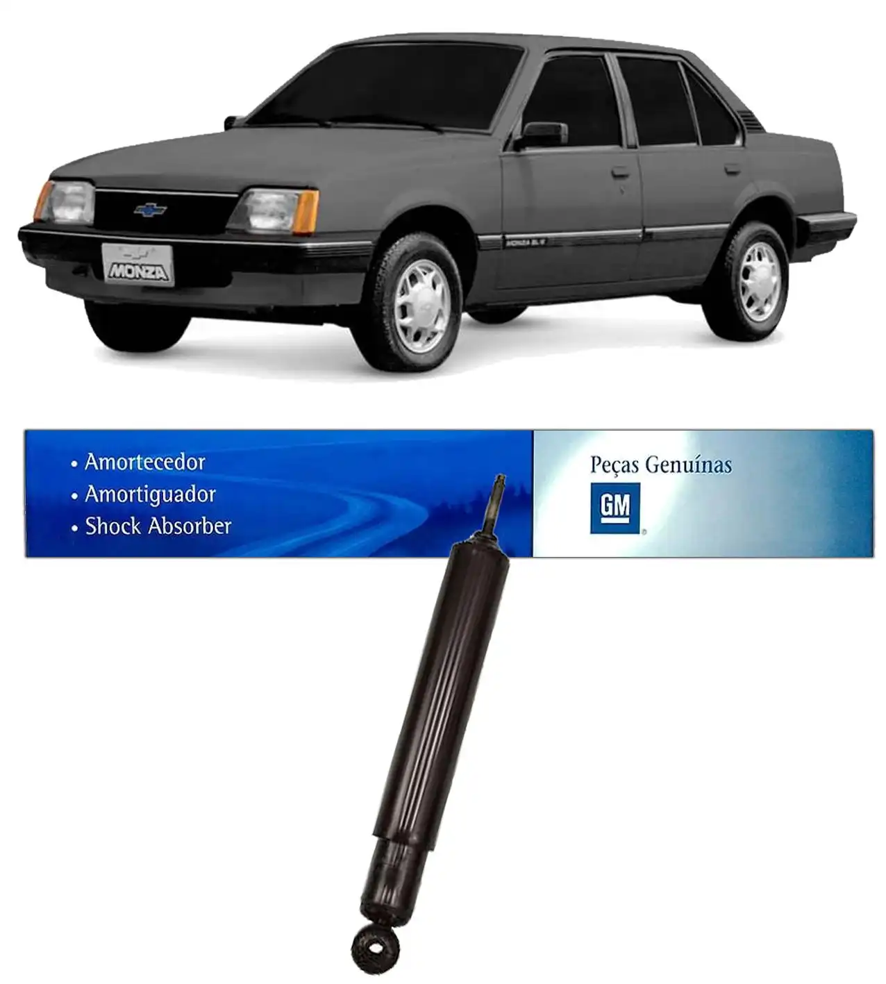 AMORTECEDOR TRASEIRO MONZA 1983 A 1990