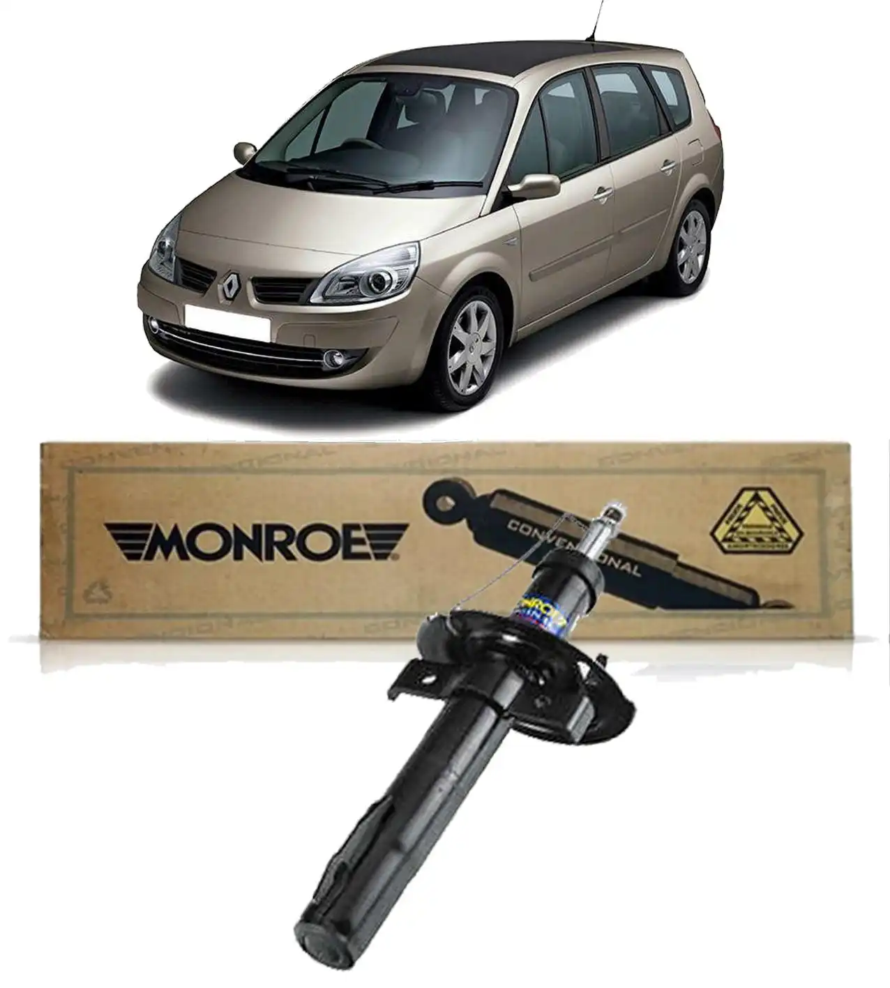 AMORTECEDOR DIANTEIRO RENAULT GRAND SCENIC 2006 A 2011