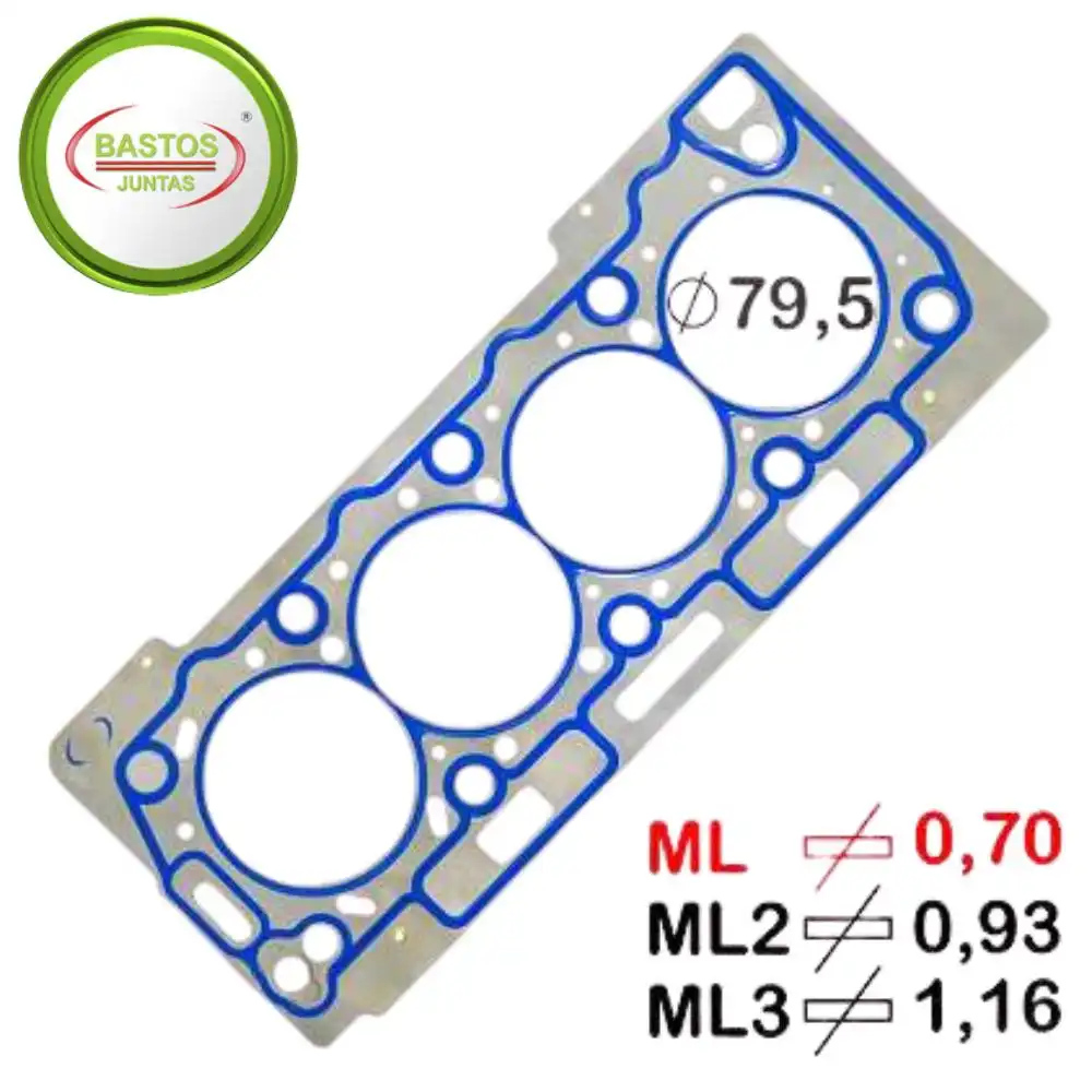 JUNTA CABECOTE PEUGEOT 206 307 PARTNER C3 XSARA 1.6 METAL