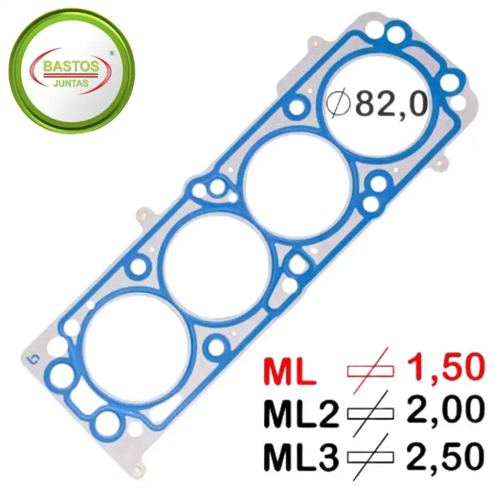 JUNTA CABECOTE CORSA 1.6 8V 1996 A 2006 METAL