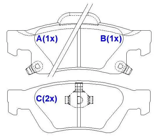 PASTILHA FREIO TRAS GRAND CHEROKEE 5.7 V8 2013 ACIMA