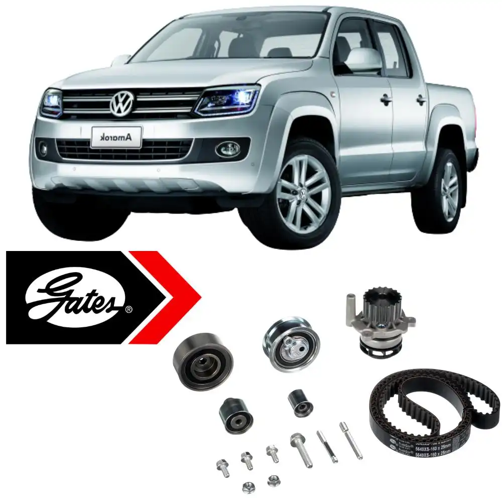 KIT CORREIA DENTADA AMAROK 2.0 16V 2011 A 2022 C/ BOMBA DGUA