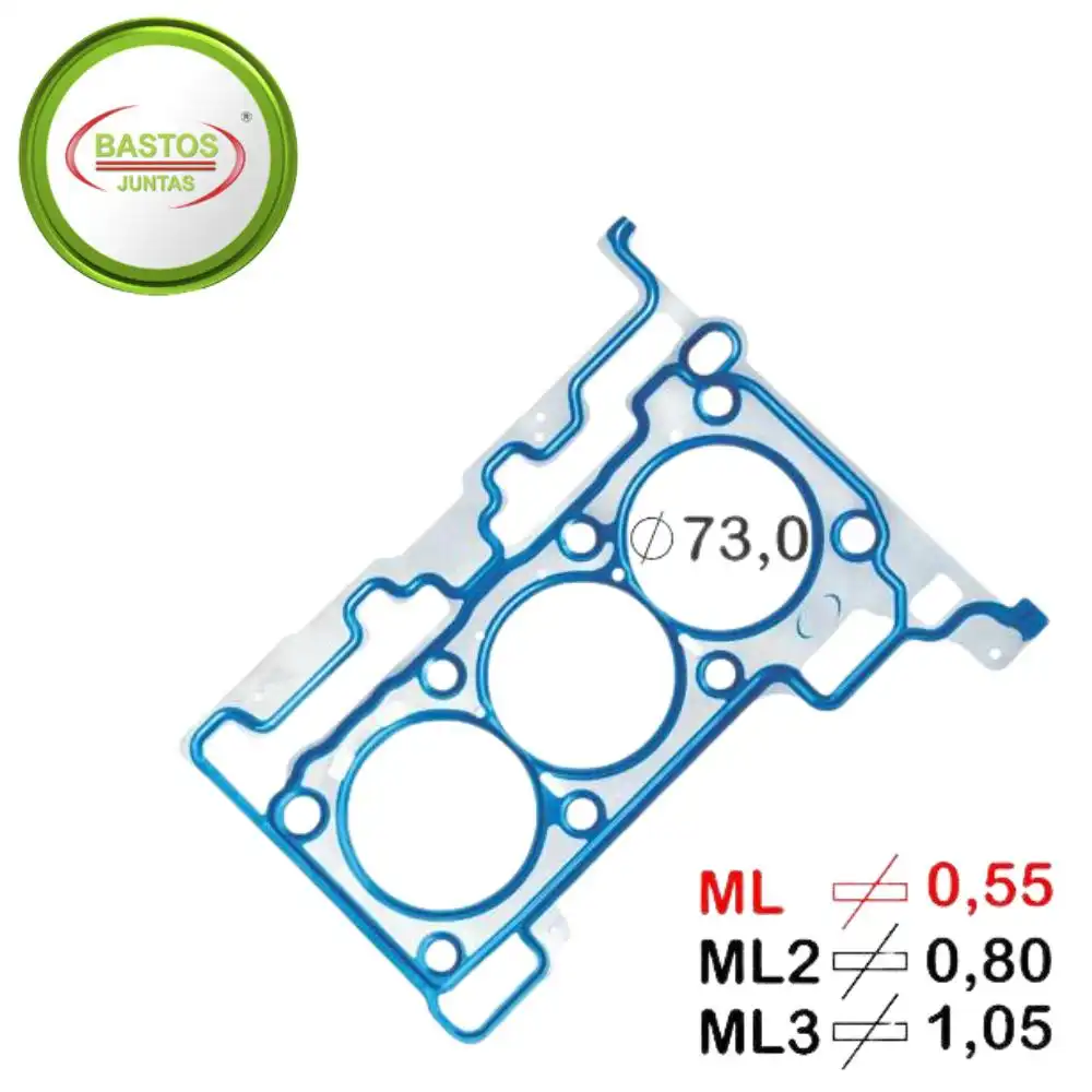 JUNTA CABECOTE FIESTA 1.0 12V GASOLINA 2016 A 2018 METAL