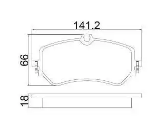 PASTILHA FREIO TRASEIRA AMAROK 3.0 V6 2018 ACIMA
