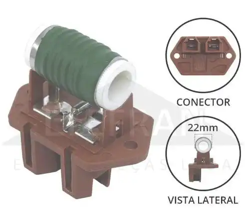 RESISTENCIA ELETROVENTILADOR FIAT DUCATO 1998 A 2017