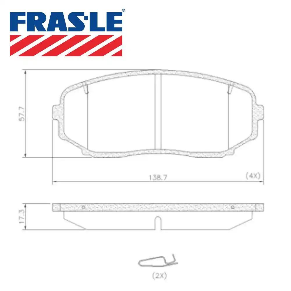 PASTILHA FREIO DIANTEIRA L-200 TRITON 2021 ACIMA CERAMICA