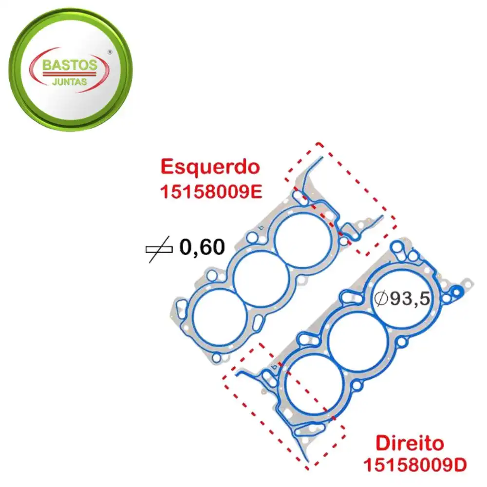 JUNTA CABECOTE SANTA FE 3.3 24V 2013 A 2019 METAL
