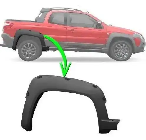 MOLDURA PARALAMA FIAT STRADA ADVENTURE 2016/ TRAS DIR