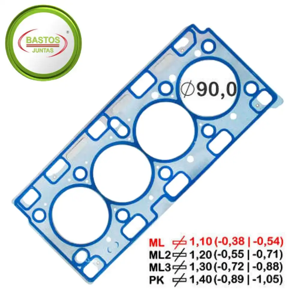 JUNTA CABECOTE RENAULT MASTER 2.5 16V 2004 A 2012 METALICA
