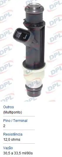 BICO INJ CELTA 1.0 8V VHC 01/05 CORSA CLASSIC 1.0 8V VHC