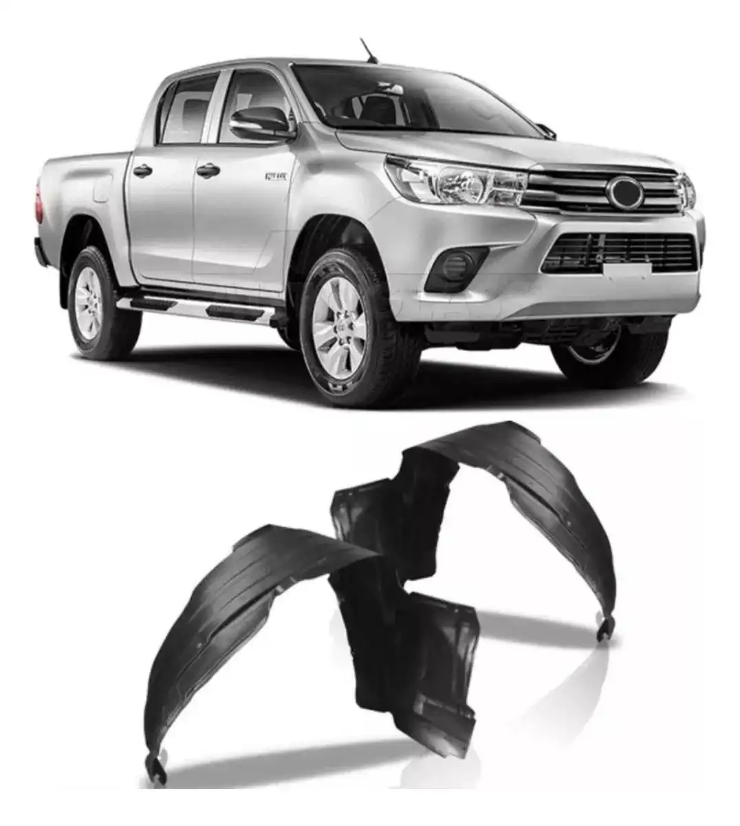 PROTETOR PARALAMA DIANT TOYOTA HILUX 2016 A 2020 DIR