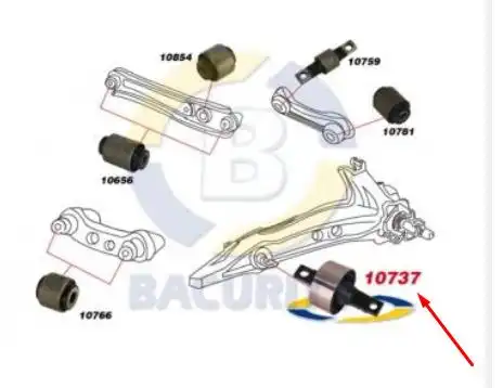 BUCHA EIXO TRAS HONDA CIVIC 92/00 FACAO