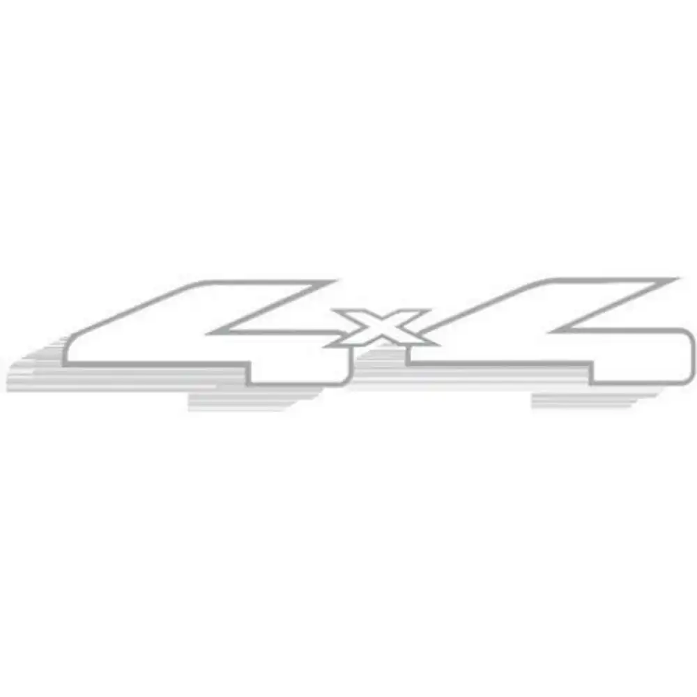 EMBLEMA ADESIVO "4X4" RANGER CINZA