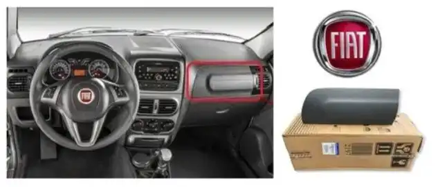 MOLDURA PAINEL TAMPA AIR BAG FIAT PALIO WEEKEND 2013 A 2020