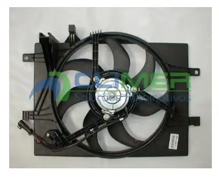 ELETRO VENTILADOR RADIADOR FIAT PALIO 1.3 1.4 1.5 2001/ C/AR