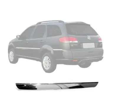 FRISO CROMADO FIAT PALIO WEEKEND 2008 A 2014 TRASEIRO DIREIT