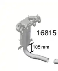 CANO SAIDA MOTOR FIAT PALIO FIRE 1.4 07/ C/CATALISADOR