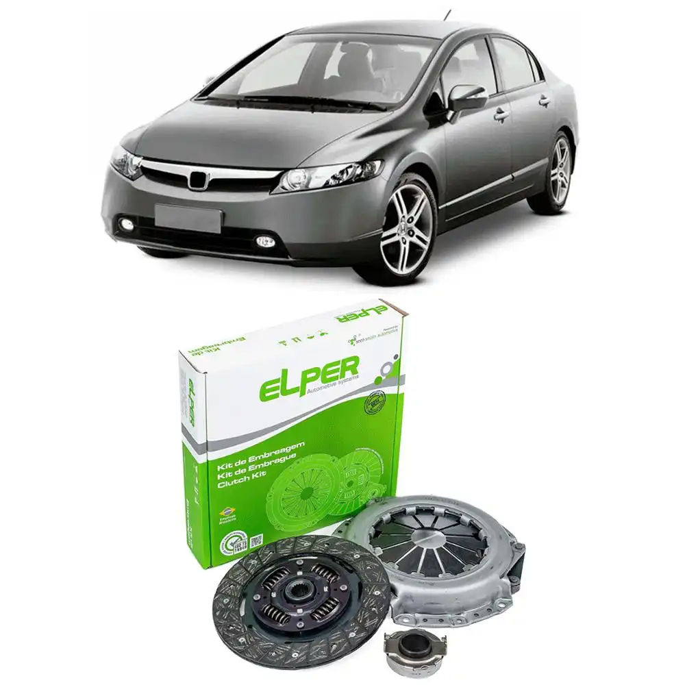 KIT EMBREAGEM HONDA NEW CIVIC 1.8 16V 2006 A 2011 COM ROLAM