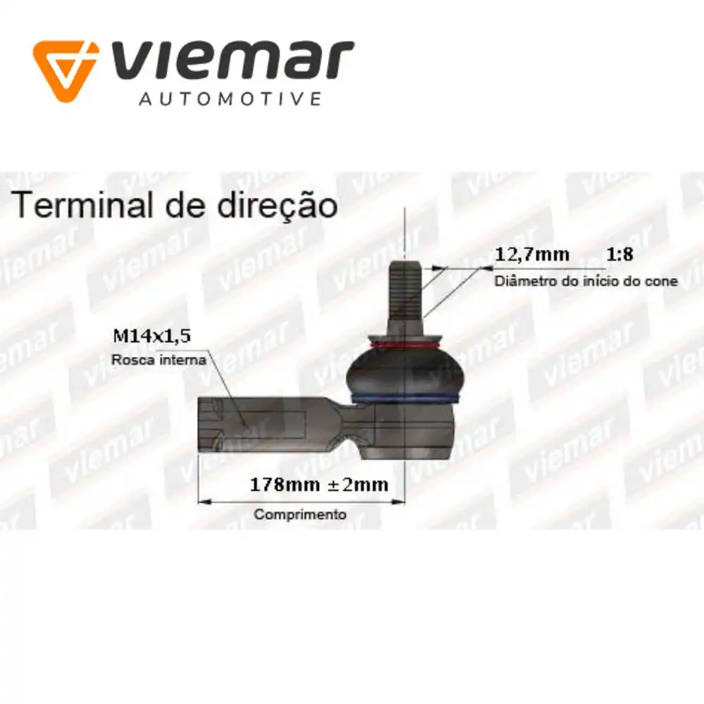 PONTEIRA DIRECAO HONDA FIT 08/ CITY 09/ ESQ