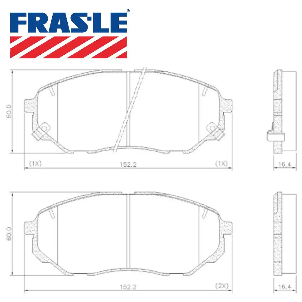 PASTILHA FREIO DIANTEIRA KIA SORENTO 2.4 3.3 3.5 2015 A 2024