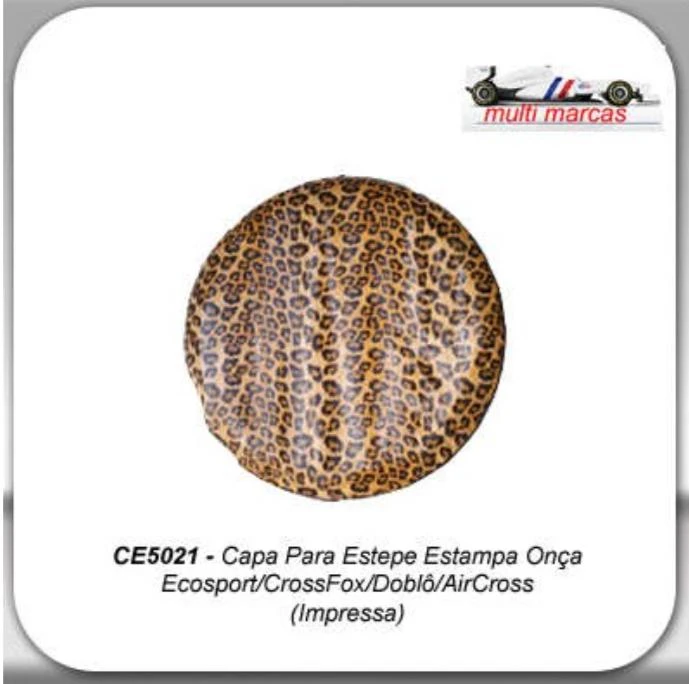 CAPA ESTEPE CROSSFOX 08/ DOBLO 08/ ECOSPORT ONÇA