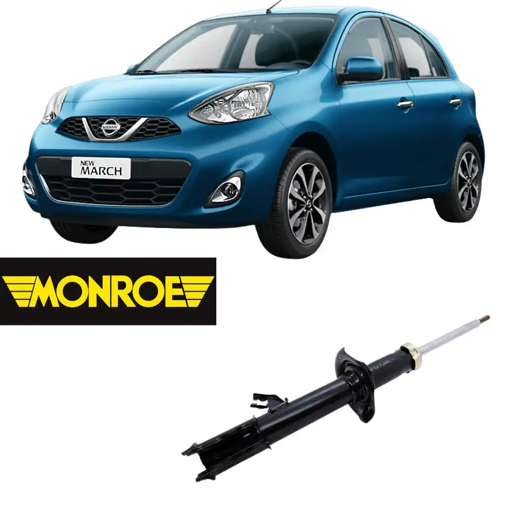 AMORTECEDOR DIANTEIRO NISSAN MARCH 2011 A 2016 ESQUERDO