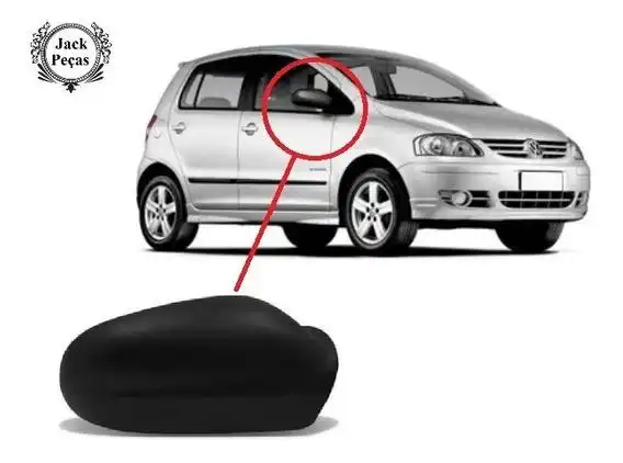 CAPA ESPELHO EXT FOX 03/10 DIR PRETO